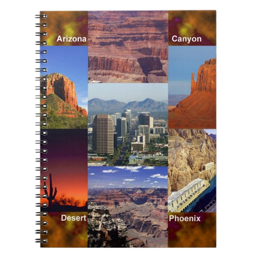Arizona Desert Collage Notitieboek (Voorkant)