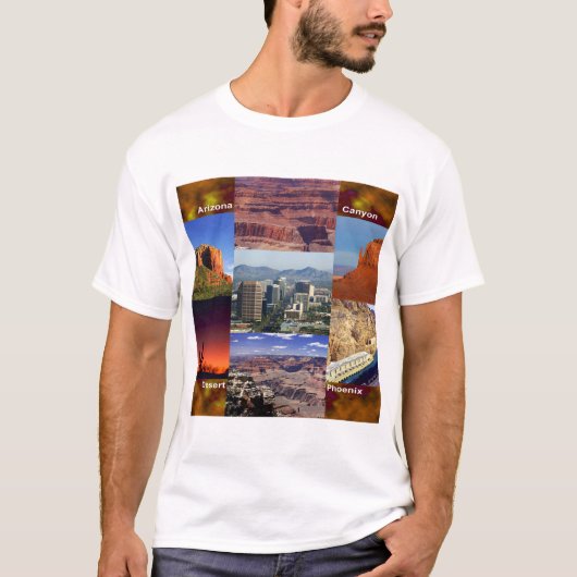 Arizona Desert Collage T-shirt (Voorkant)