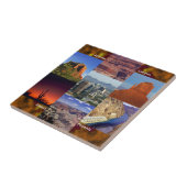 Arizona Desert Collage Tegeltje (Zijkant)