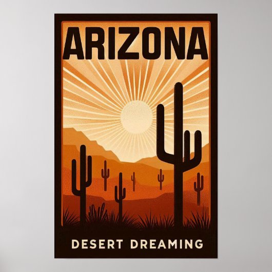 Arizona Desert Dreaming Poster (Voorkant)