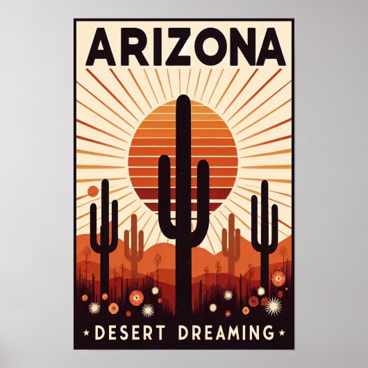 Arizona Desert Dreaming Poster (Voorkant)