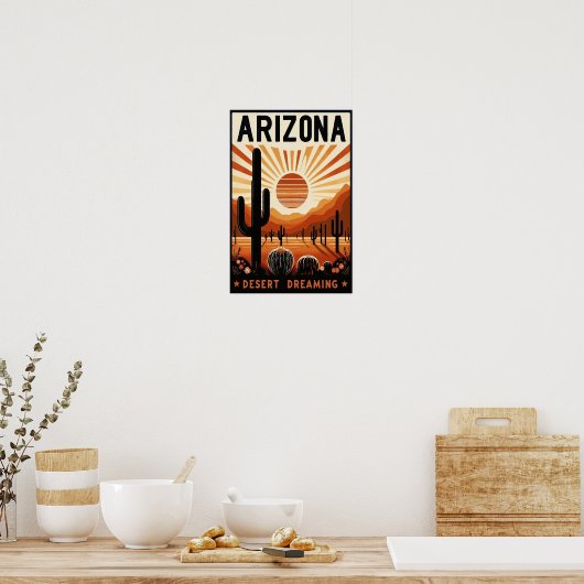  Arizona Desert Dreaming Poster (Keuken)