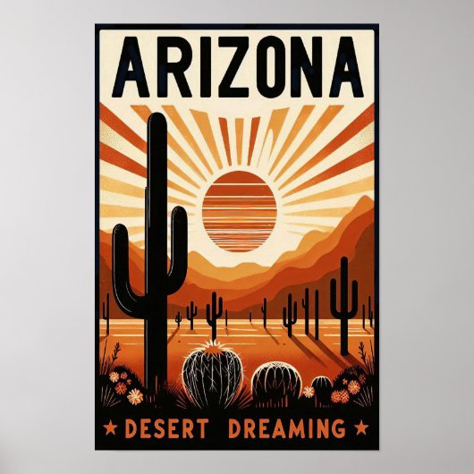 Arizona Desert Dreaming Poster (Voorkant)