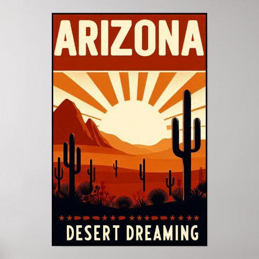  Arizona Desert Dreaming Poster (Voorkant)
