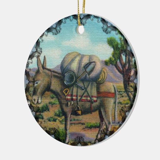 Arizona Desert en Ezel Ornament (Links)