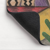 Arizona Desert Folk Art Cactus Southwest Muismat (Hoek)