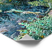 Arizona Desert Hiking Trail Saguaro Cactus Forest Poster (Hoek)