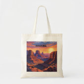 Arizona Desert Landscape Canvas tas (Voorkant)