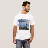 Arizona Desert Landschap Saguaro Cactus Foto T-shirt (Voorkant volledig)