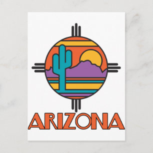 Arizona Desert Mandala Briefkaart