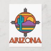 Arizona Desert Mandala Briefkaart (Voorkant)