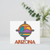 Arizona Desert Mandala Briefkaart (Staand voorkant)