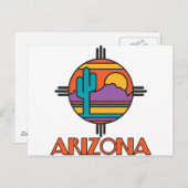Arizona Desert Mandala Briefkaart (Voorkant / Achterkant)