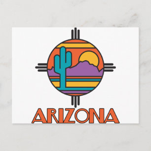 Arizona Desert Mandala Briefkaart