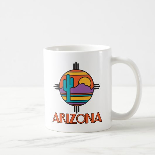 Arizona Desert Mandala Koffiemok (Rechts)