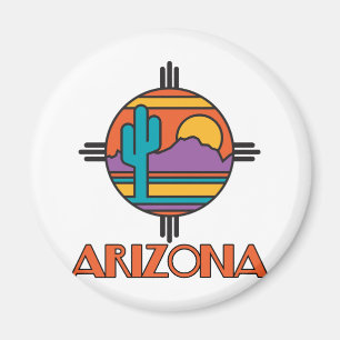 Arizona Desert Mandala Magneet