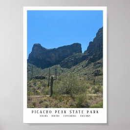 Arizona Desert Picacho Peak State Park Keepsake Poster