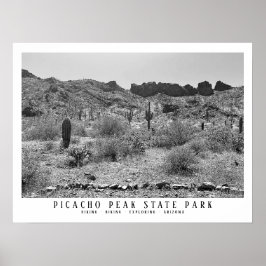 Arizona Desert Picacho Peak State Park Wandelen LG Poster