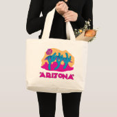 Arizona Desert Pink Grote Tote Bag (Voorkant (product))