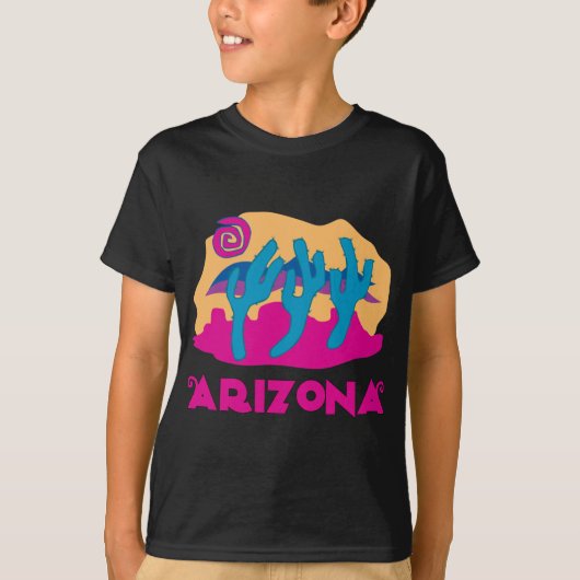 Arizona Desert Pink T-shirt (Voorkant)
