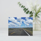 Arizona Desert Road in het zuidwesten van de VS Briefkaart (Staand voorkant)