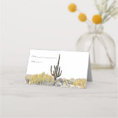 Arizona Desert Saguaro Cactus Place Cards Plaatskaartje (Voorkant)
