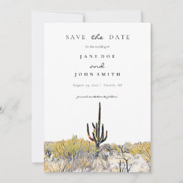 Arizona Desert Saguaro slaat de datum op Save The Date