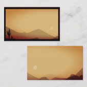 Arizona Desert Scene op een Visitekaartje (Voorkant / Achterkant)