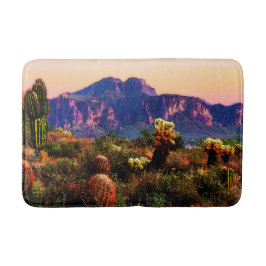 Arizona Desert Scenery Superstition Mountain Badmat