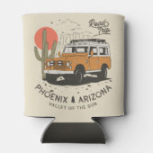 Arizona Desert Sunset Road Trip Cactus Phoenix Blikjeskoeler (Achterkant)