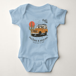 Arizona Desert Sunset Road Trip Cactus Phoenix Romper