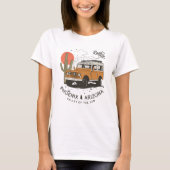 Arizona Desert Sunset Road Trip Cactus Phoenix T-shirt (Voorkant)