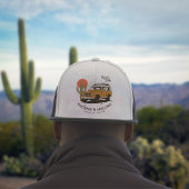 Arizona Desert Sunset Road Trip Cactus Phoenix Trucker Pet