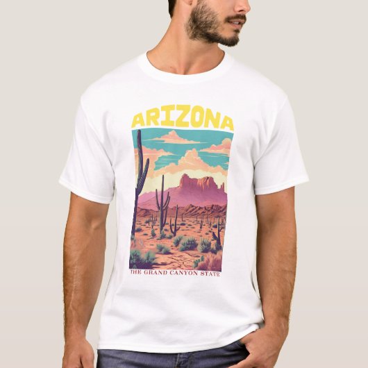 Arizona Desert Vibes T-shirt (Voorkant)