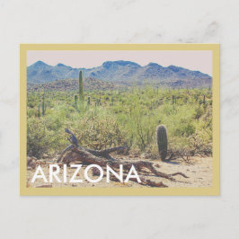 Arizona Desert Vintage Travel Briefkaart