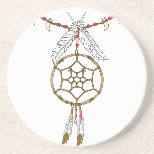 Arizona Dream Catcher Sandstone Onderzetter (Voorkant)