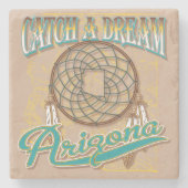 Arizona Dream Catcher Stenen Onderzetter (Voorkant)