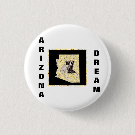 ARIZONA DREAM RONDE BUTTON 3,2 CM (Voorkant)