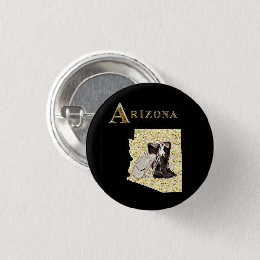 ARIZONA DREAM RONDE BUTTON 3,2 CM (Voorkant /achterkant)