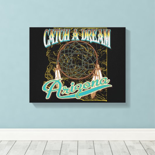 Arizona Droomvanger Canvas Afdruk (Insitu (Houten vloer))