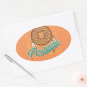 Arizona Droomvanger Ovale Sticker (Envelop)