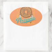 Arizona Droomvanger Ovale Sticker (Tas)
