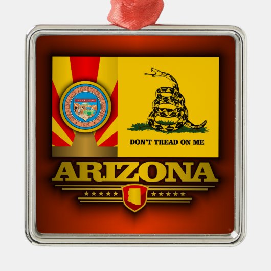 Arizona (DTOM) Metalen Ornament (Voorkant)