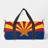 Arizona duffle, Arizona vlag fitness / sport Plunjezak (Voorkant)