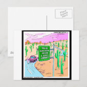 Arizona: Een Gated Community Funny Gifts & T - shi Briefkaart (Voorkant / Achterkant)