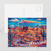 Arizona: Een levendige viering Briefkaart (Voorkant / Achterkant)