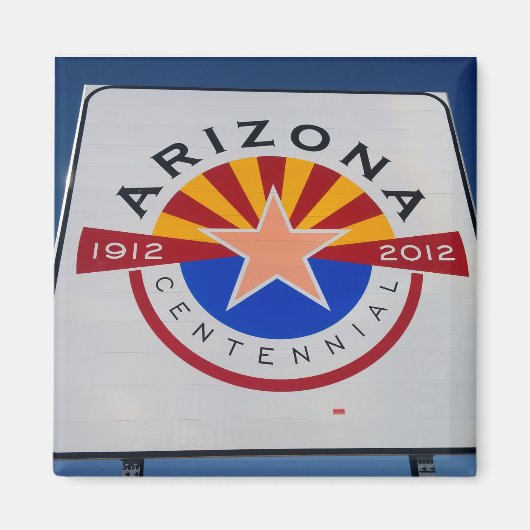 Arizona-eeuwfeestbord-magneet Magneet (Voorkant)