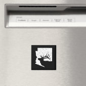 Arizona Elk Hunting Bull Elk AZ staatsvorm Magneet (Insitu (Vaatwasser))