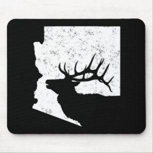 Arizona Elk Hunting Bull Elk AZ staatsvorm Muismat