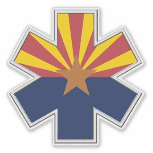 Arizona EMS Levensster Sticker (Voorkant)